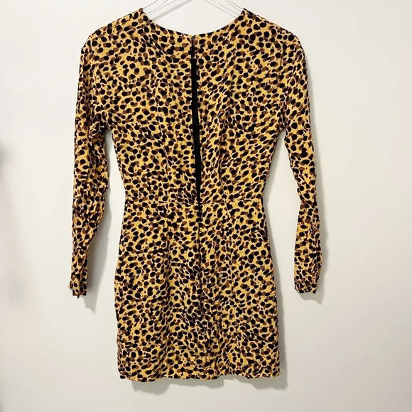 & OTHER STORIES Leopard Mini Dress size 0 - Picture 3 of 8